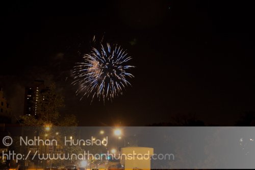 Minneapolis fireworks on 4 July 2010